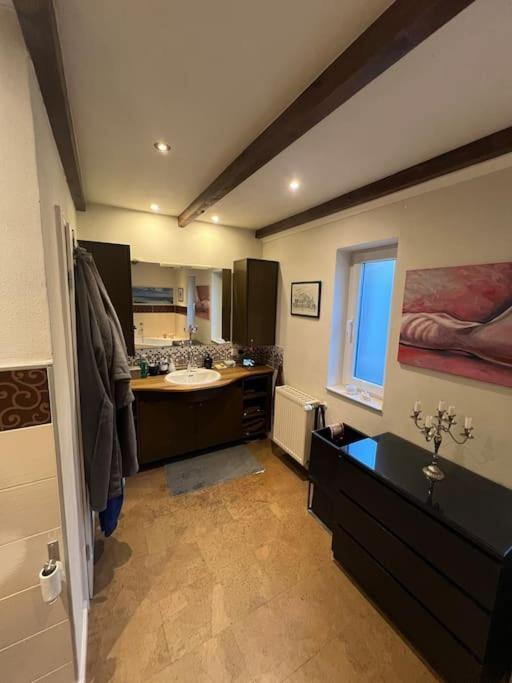 Luxurioeses Ferienhaus Am Ems Jade Kanal Sande Esterno foto