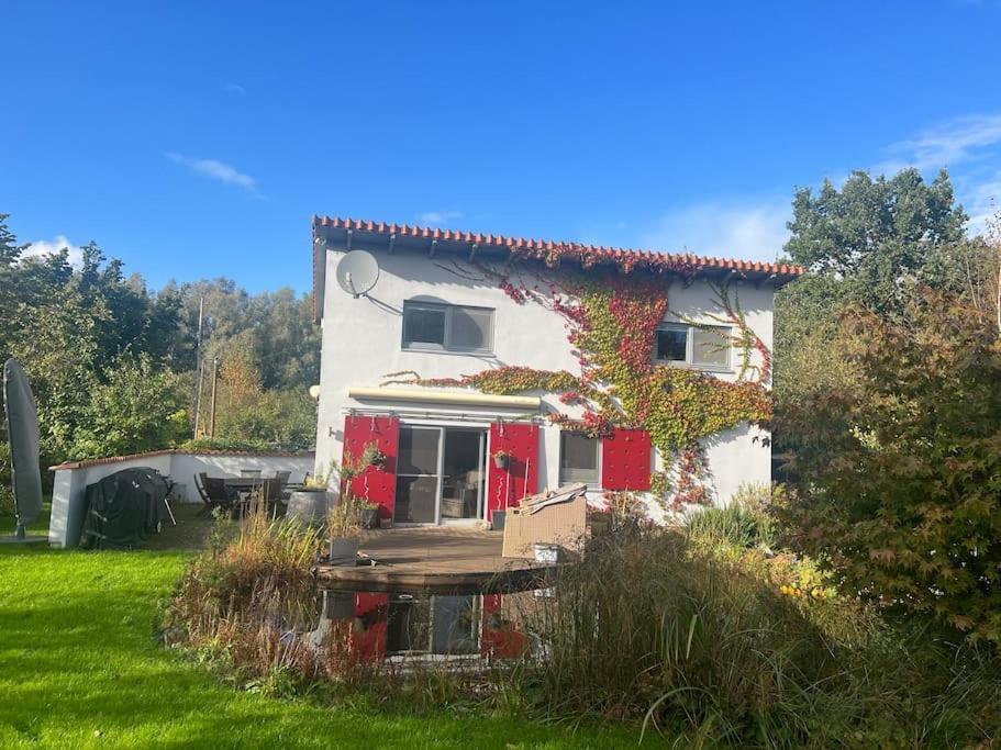 Luxurioeses Ferienhaus Am Ems Jade Kanal Sande Esterno foto