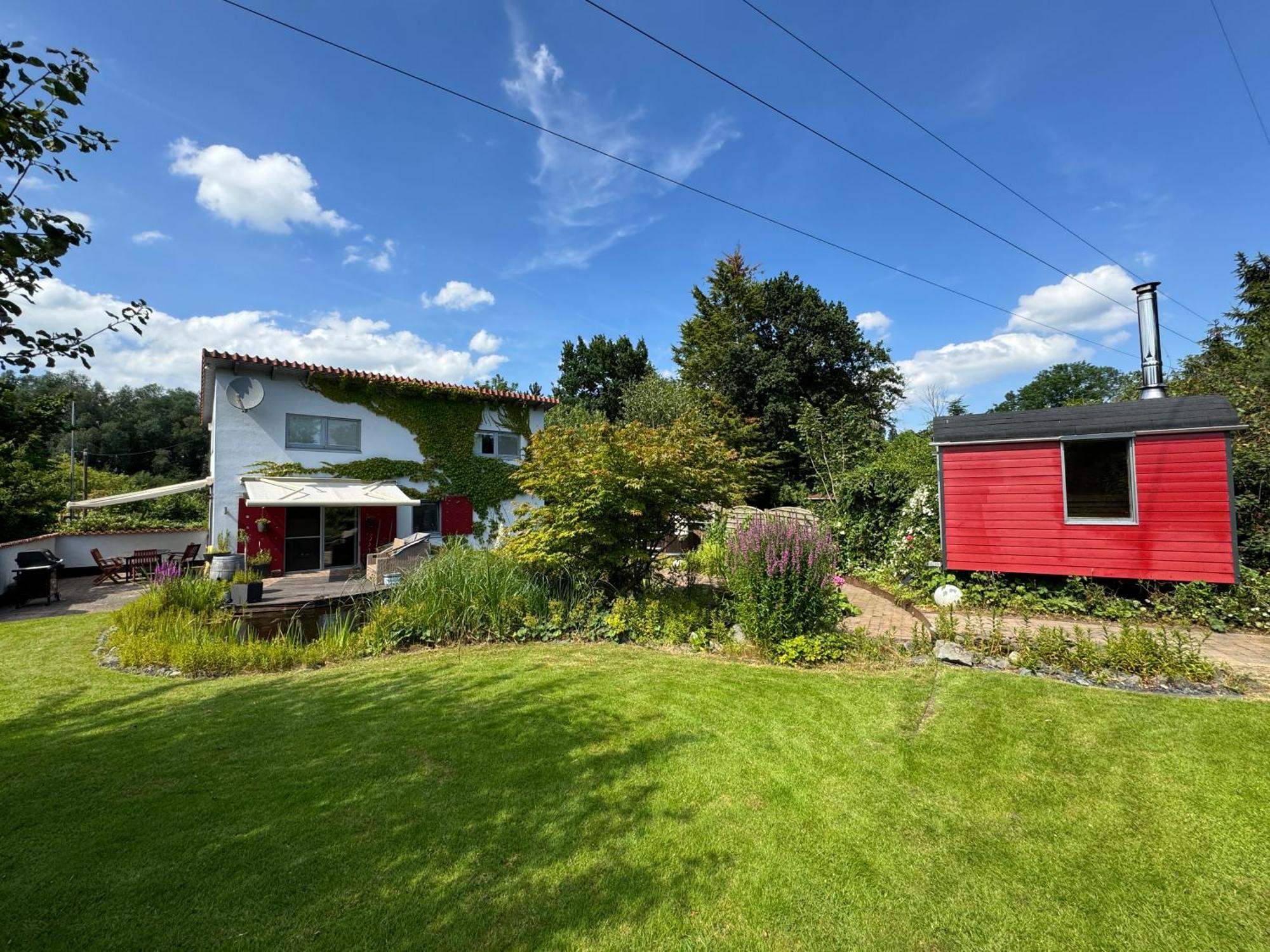 Luxurioeses Ferienhaus Am Ems Jade Kanal Sande Esterno foto
