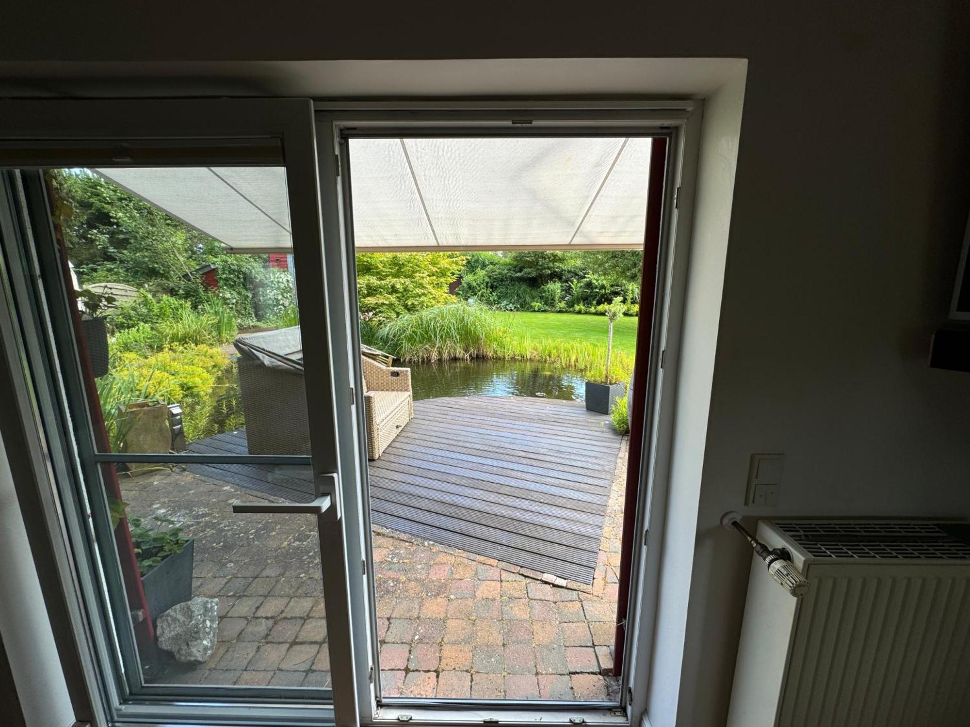 Luxurioeses Ferienhaus Am Ems Jade Kanal Sande Esterno foto